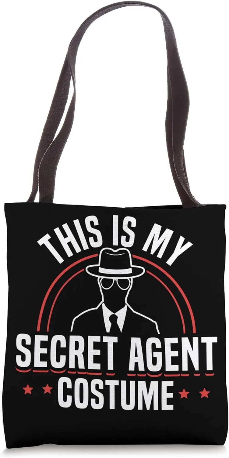 This Is My Secret Agent Costume Funny Spy Gift Tote Bag