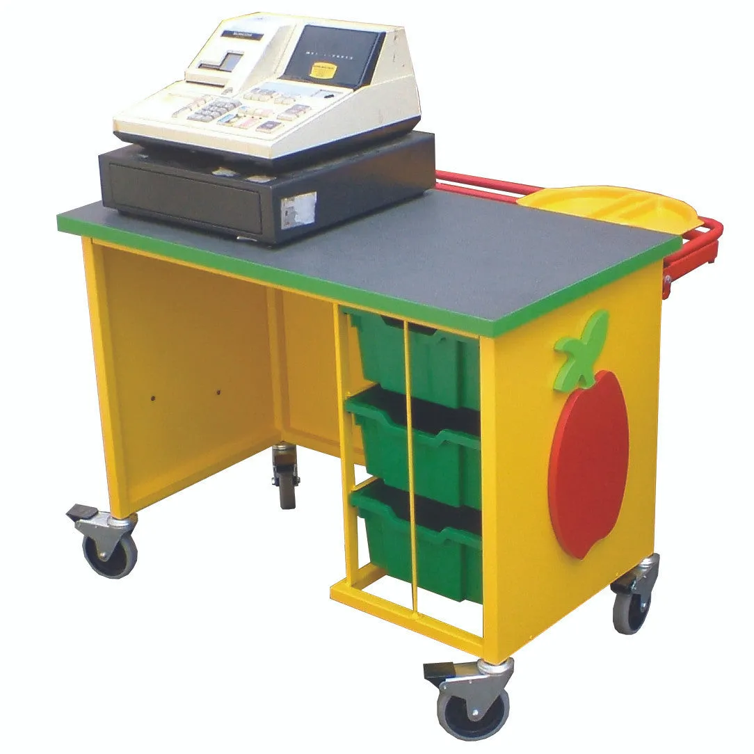 Till Trolley With Tray Rest Rail