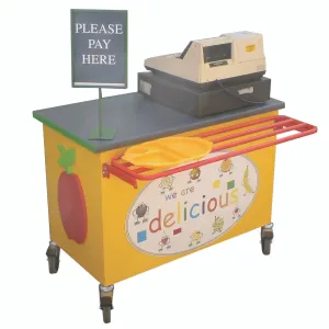 Till Trolley With Tray Rest Rail