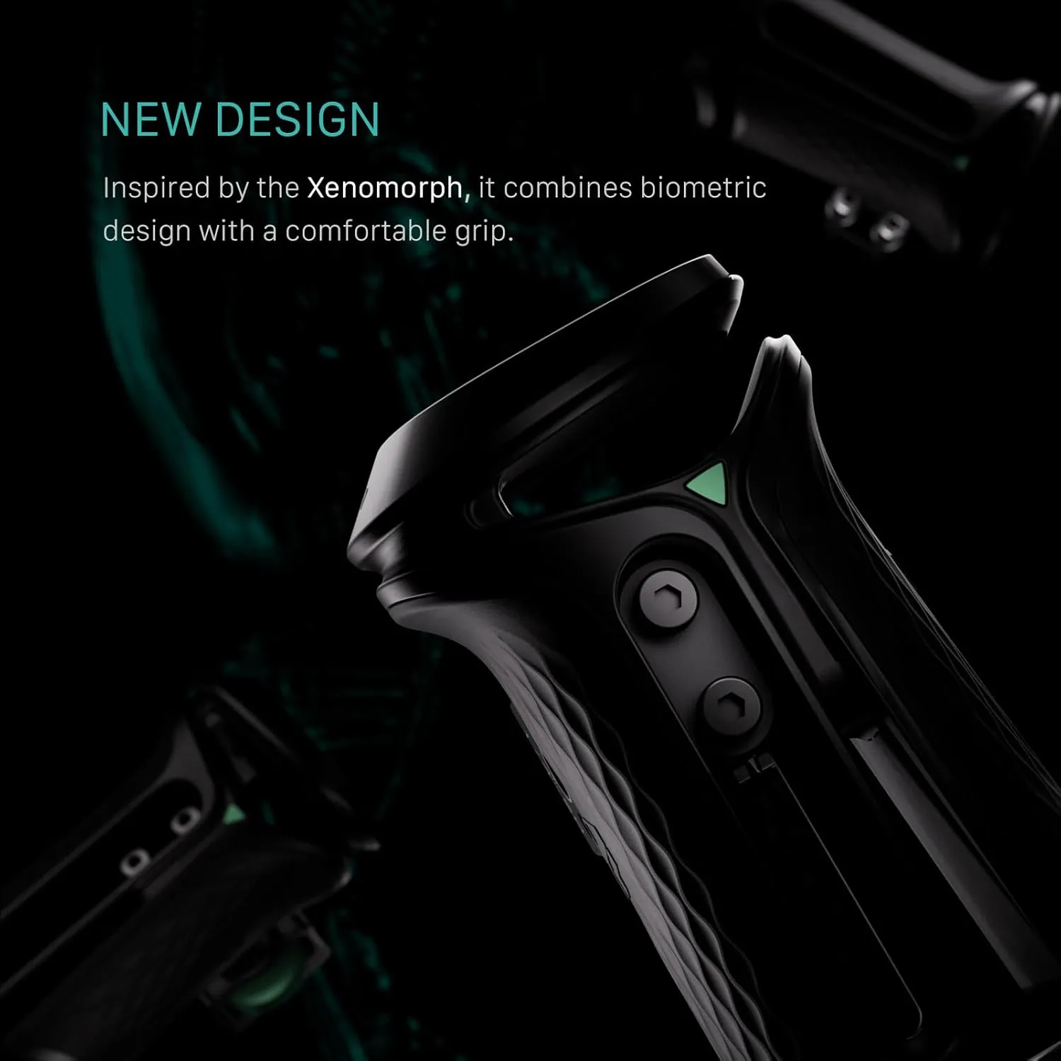 Tilta Xeno Side Handle - Black | Secure Connection & Helps Prevent Rotation | Adjustable Height | Textured Silicone Grip | Convenient Assembly (1/4"-20 w/Locating Pins)