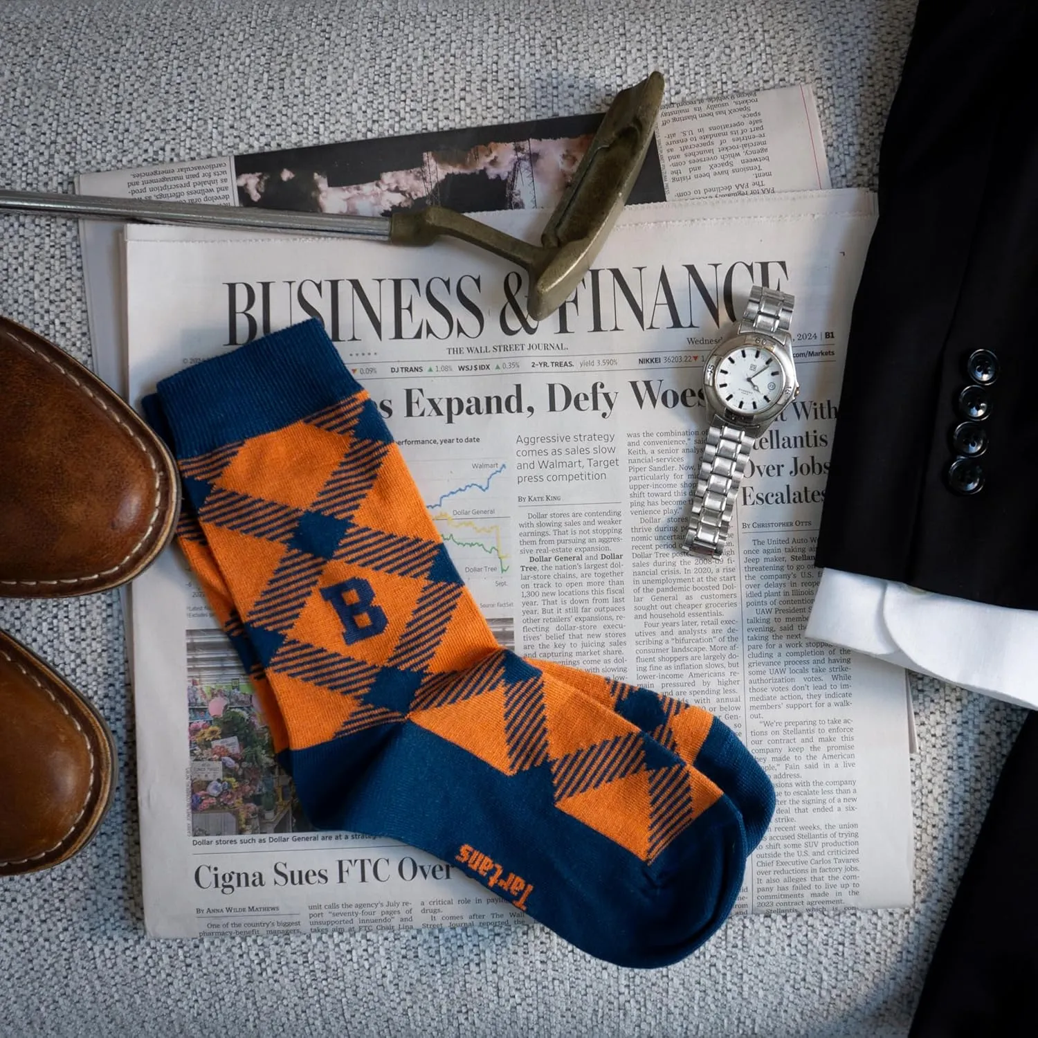 Timeless Tartans Cotton Blend Socks