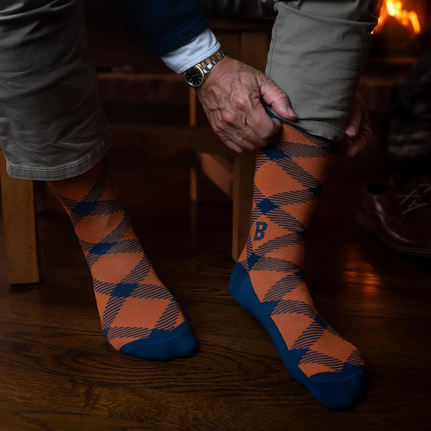 Timeless Tartans Cotton Blend Socks