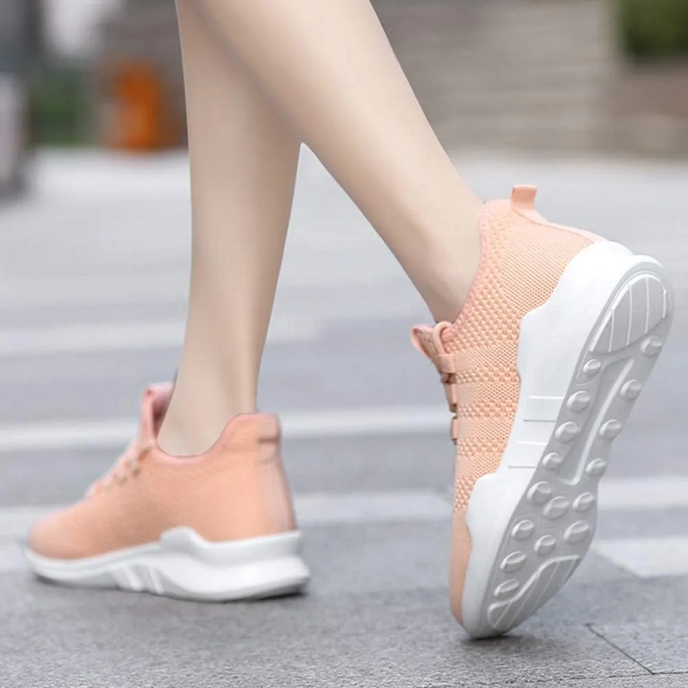 TINRYMX Modern Dance Shoes Women Lace up Air Cushion Sneakers Ballroom Jazz Hip hop Practice Dance Shoes,Model-LYX716