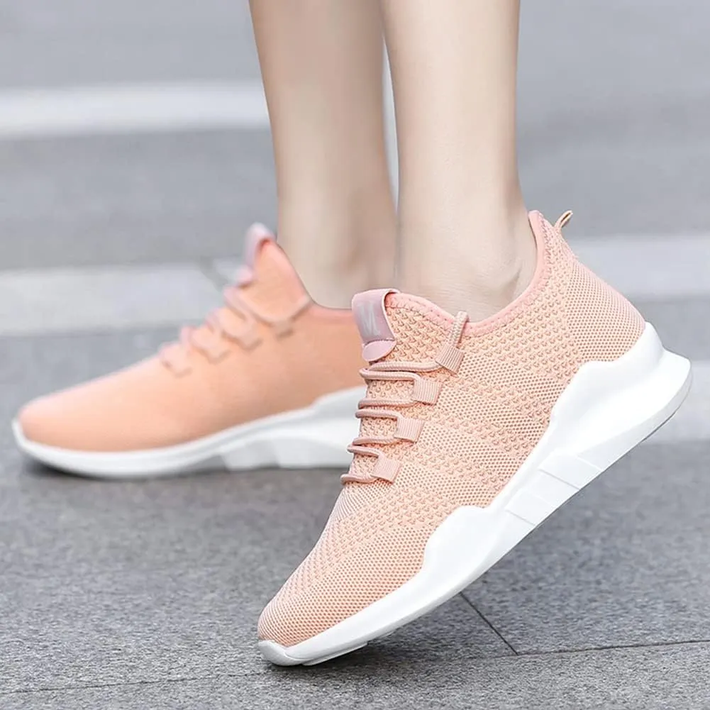 TINRYMX Modern Dance Shoes Women Lace up Air Cushion Sneakers Ballroom Jazz Hip hop Practice Dance Shoes,Model-LYX716