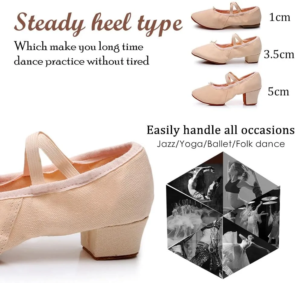 TINRYMX Womens Latin Dance Shoes Closed Toe Ballroom Salsa Tango Teaching Practice Dancing Shoes,Model-MFBJ