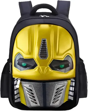 Toddler School Backpack 3D Cartoon Schoolbag Waterproof Lightweight Backpack for Elementary Student Schoolbag Kids Yellow