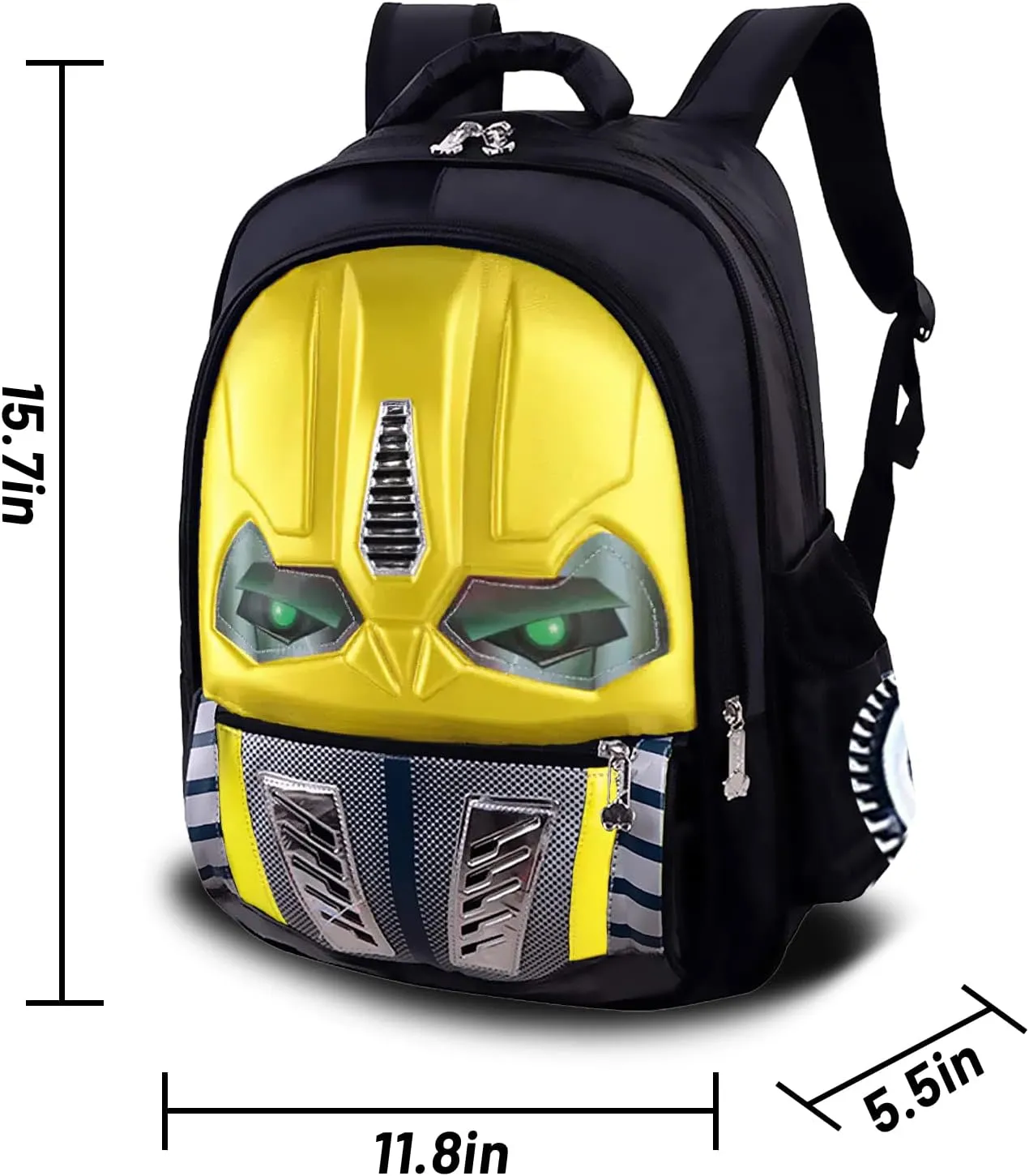Toddler School Backpack 3D Cartoon Schoolbag Waterproof Lightweight Backpack for Elementary Student Schoolbag Kids Yellow