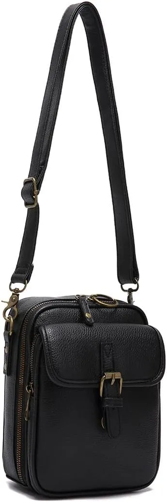 Tojoyride Crossbody Bag, Small Leather Crossbody Bags with Card Slots, Crossbody Purses for Women