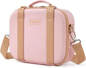 TOURIT Lunch Bag with Buckle Lunch Box Insulated Food Carrier for Women Men Work, Outdoor, Pink