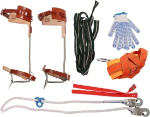 Tree Climbing Spike Set, Climbing Tool Set Tree Climbing Gears for Climbing, Sports, Working