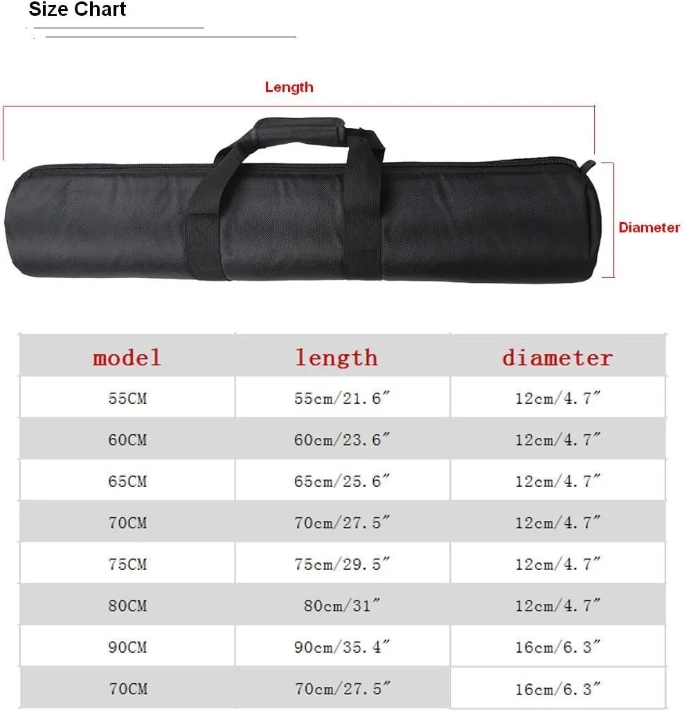 Tripod Carry Bag Pad Package Great As A Carrying Case For Your Tripod In Outdoor/Outing Photography Bag (80cm)(31"× 4.7“