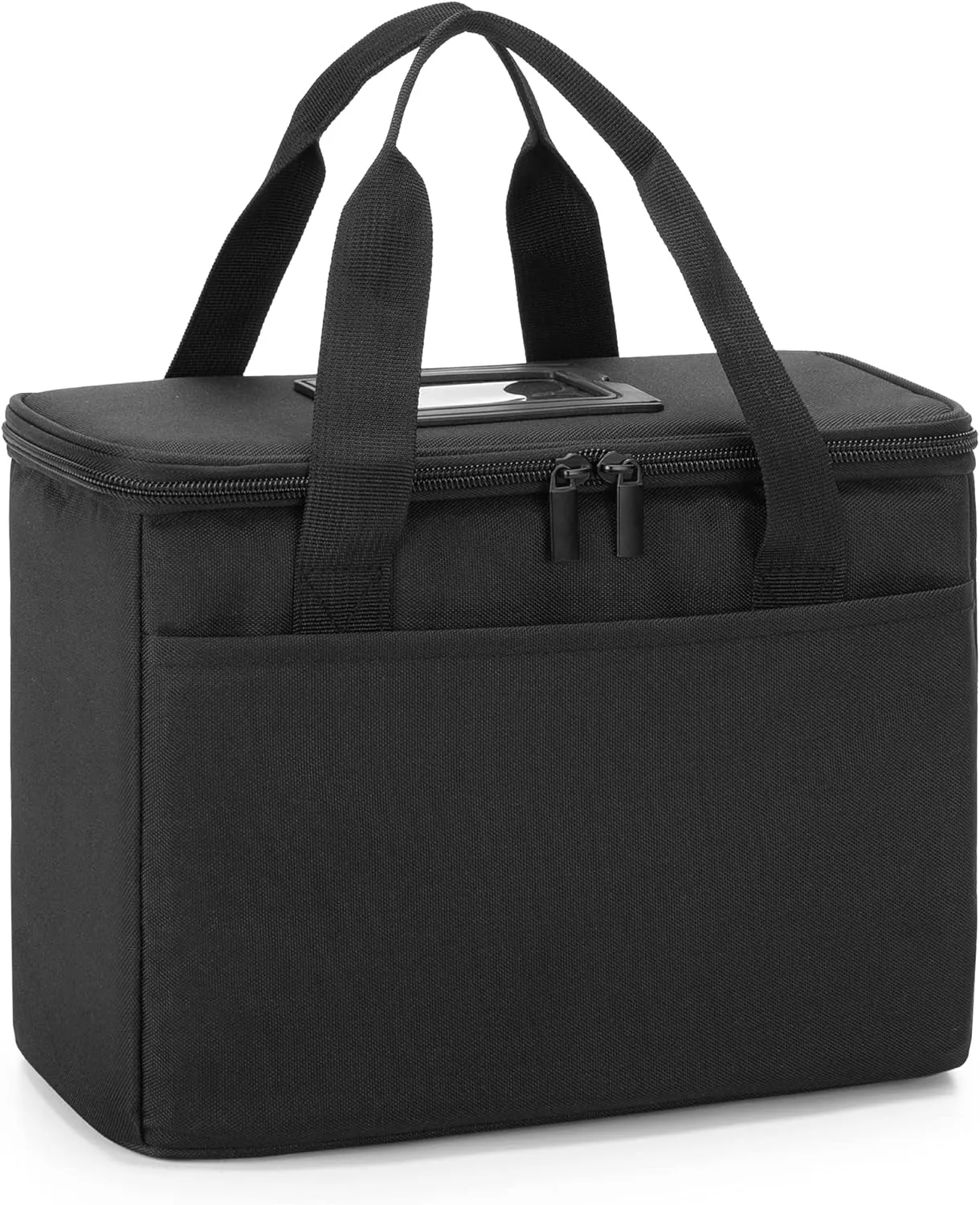 Trunab First Aid Bag Empty Small Medicine Storage Case, Insulated Medication Cooler Bag, Travel Pill Bottle Organizer for Prescription, Insulin, Supplements or Medical Supplies, Black(Bag Only)