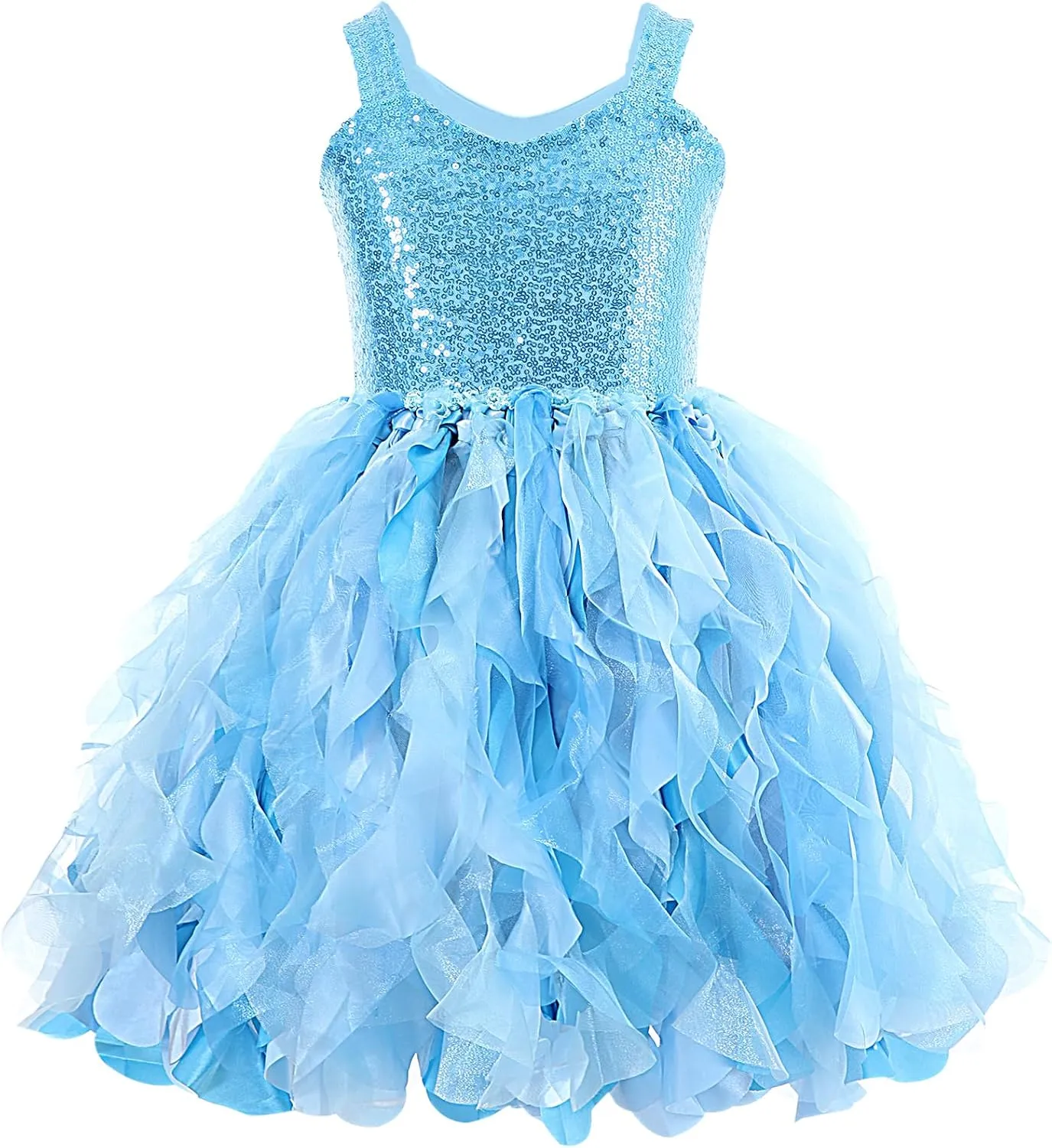 Tutu Dress for Girls Sparkly Sequin Tulle Princess Birthday Party Dress for Toddler Girls Prom Sneaker Ball Gown