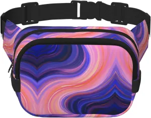 Twilight Reign Print Crossbody Waist Bag, Adjustable Everywhere Fanny Packs for Men&Women/Traveling/Outdoors/Hiking