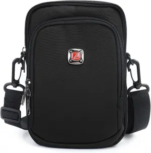 Unisex Casual Fashion Multifunctional Mini Shoulder Bag Crossbody Bag Travel Passport Wallet Bag