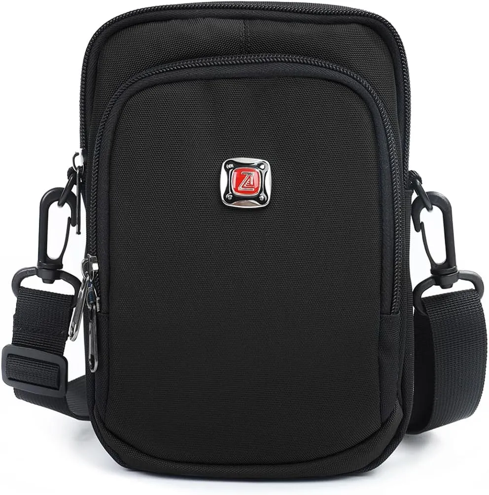 Unisex Casual Fashion Multifunctional Mini Shoulder Bag Crossbody Bag Travel Passport Wallet Bag