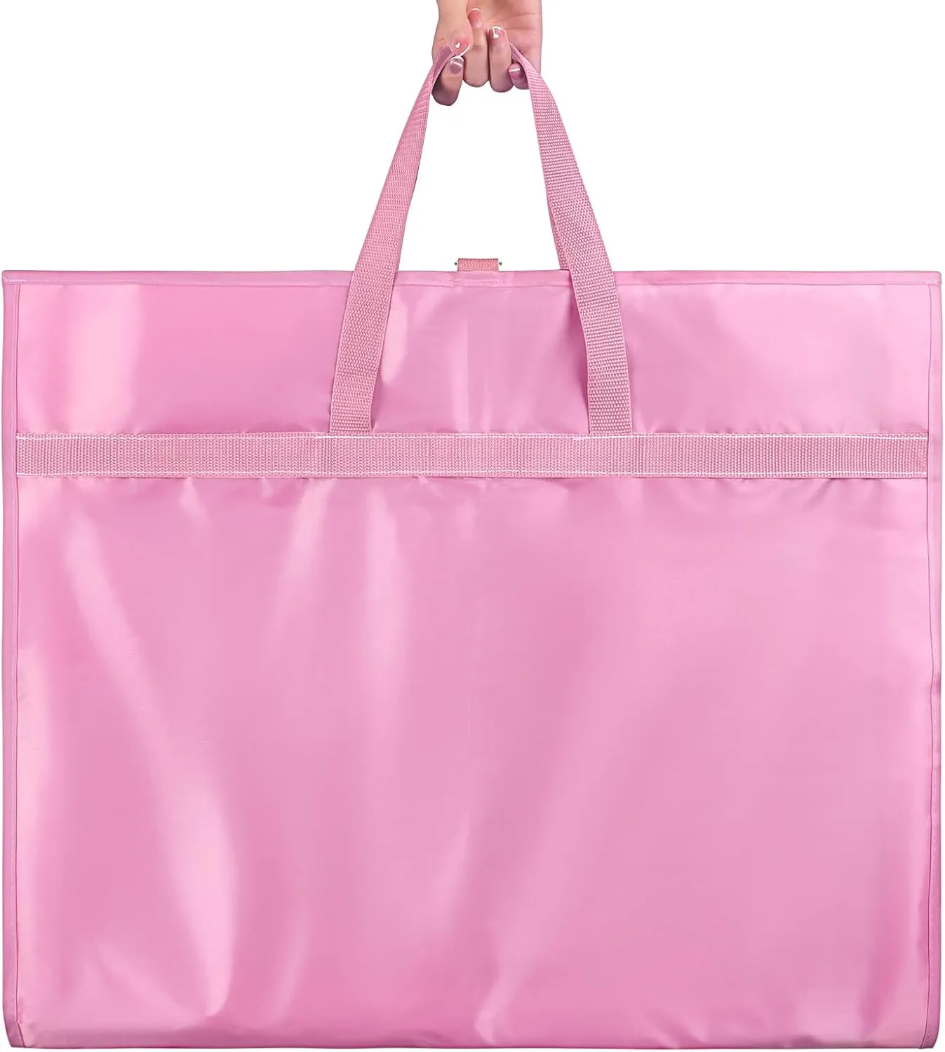Univivi Dance Garment Bags for Dancers, 3" Gusseted Garment Bags for Dance Costumes with 5 Pockets, 40" Dance Garment Bag with Puppy Pattern for Dance Competitions and Travel (Pink)