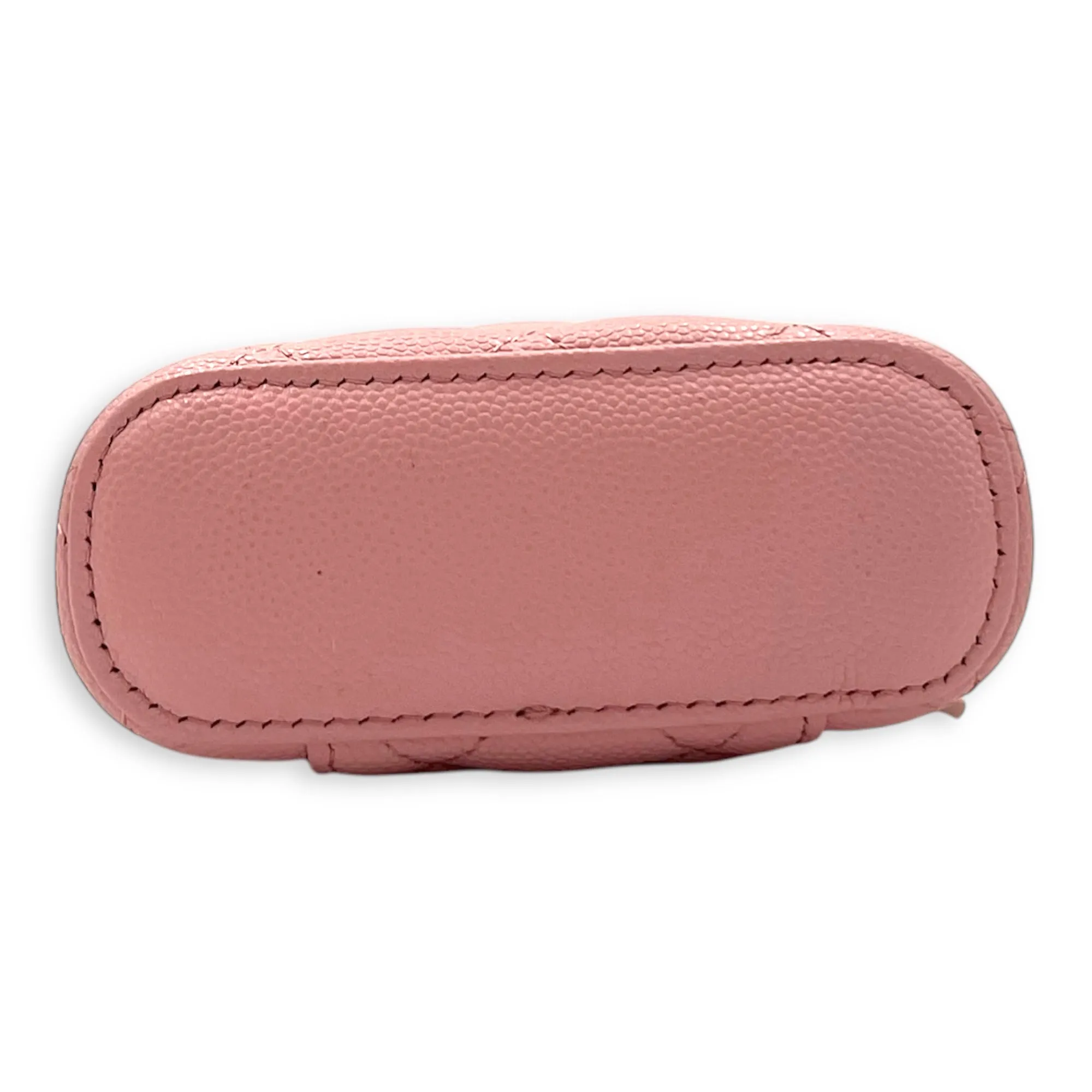 Vanity Phone Crossbody bag in Caviar leather, Gold Hardware