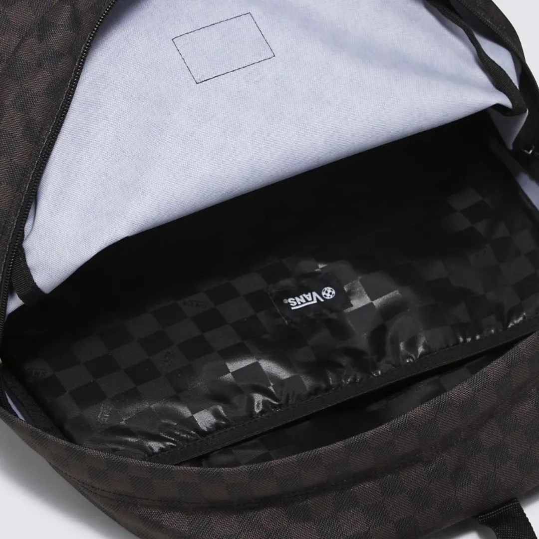 VANS -OLD SKOOL CHECK BACKPACK BLACK/CHARCOAL