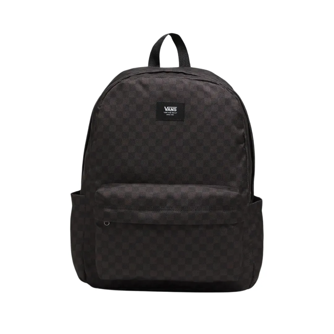 VANS -OLD SKOOL CHECK BACKPACK BLACK/CHARCOAL