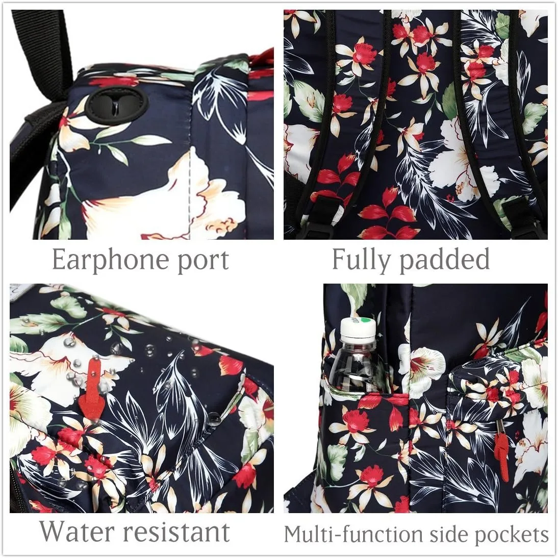 VASCHY School Backpack for Girls, Cute Schoolbag Bookbag for Kids/Teens/Middle School/College/Work Backpack for Women