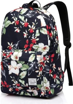 VASCHY School Backpack for Girls, Cute Schoolbag Bookbag for Kids/Teens/Middle School/College/Work Backpack for Women