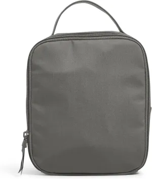 Vera Bradley Women's Cotton Lunch Bunch Lunch Bag, Galaxy Gray - Recycled Cotton, One Size