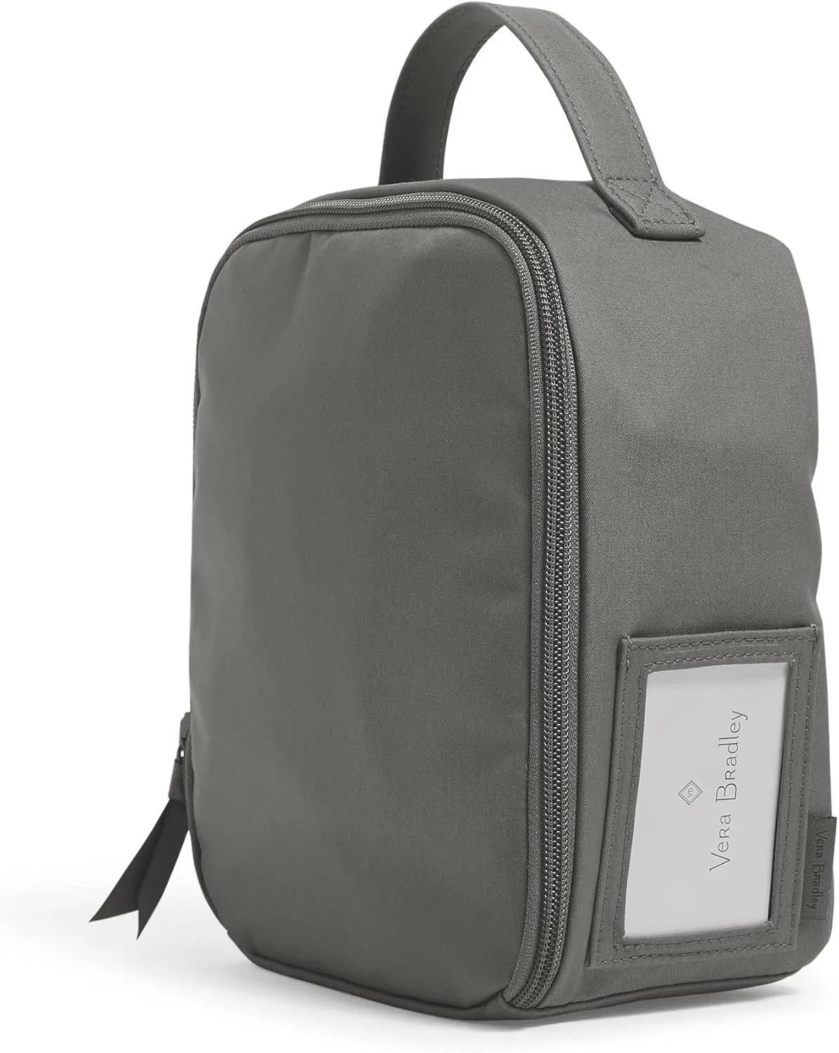Vera Bradley Women's Cotton Lunch Bunch Lunch Bag, Galaxy Gray - Recycled Cotton, One Size