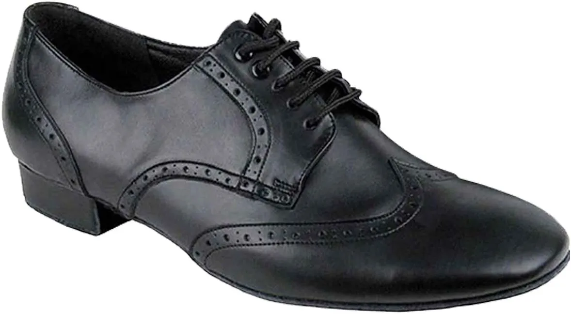 Very Fine Dance Shoes Men's Ballroom Salsa Standard & Smooth Black & White Dance Shoes Comfortable (Bundle of 4)
