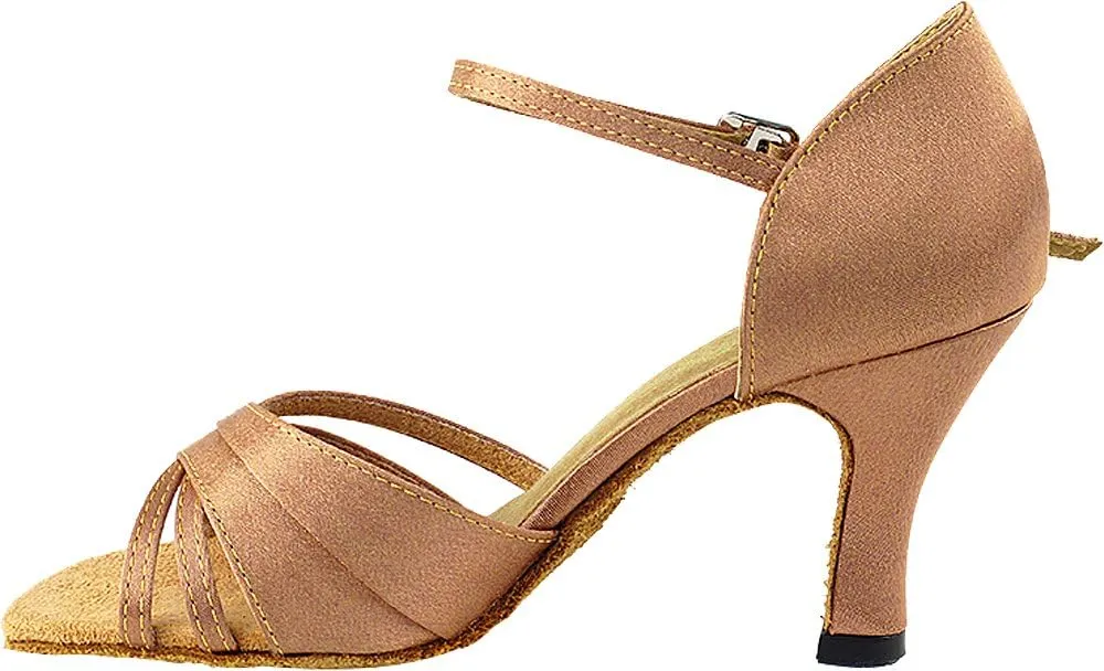 Very Fine Women's Ballroom Dance Shoes Tango Wedding Salsa Shoes Sera1606EB Comfortable Dance Shoes 2.5"[Bundle of 5]