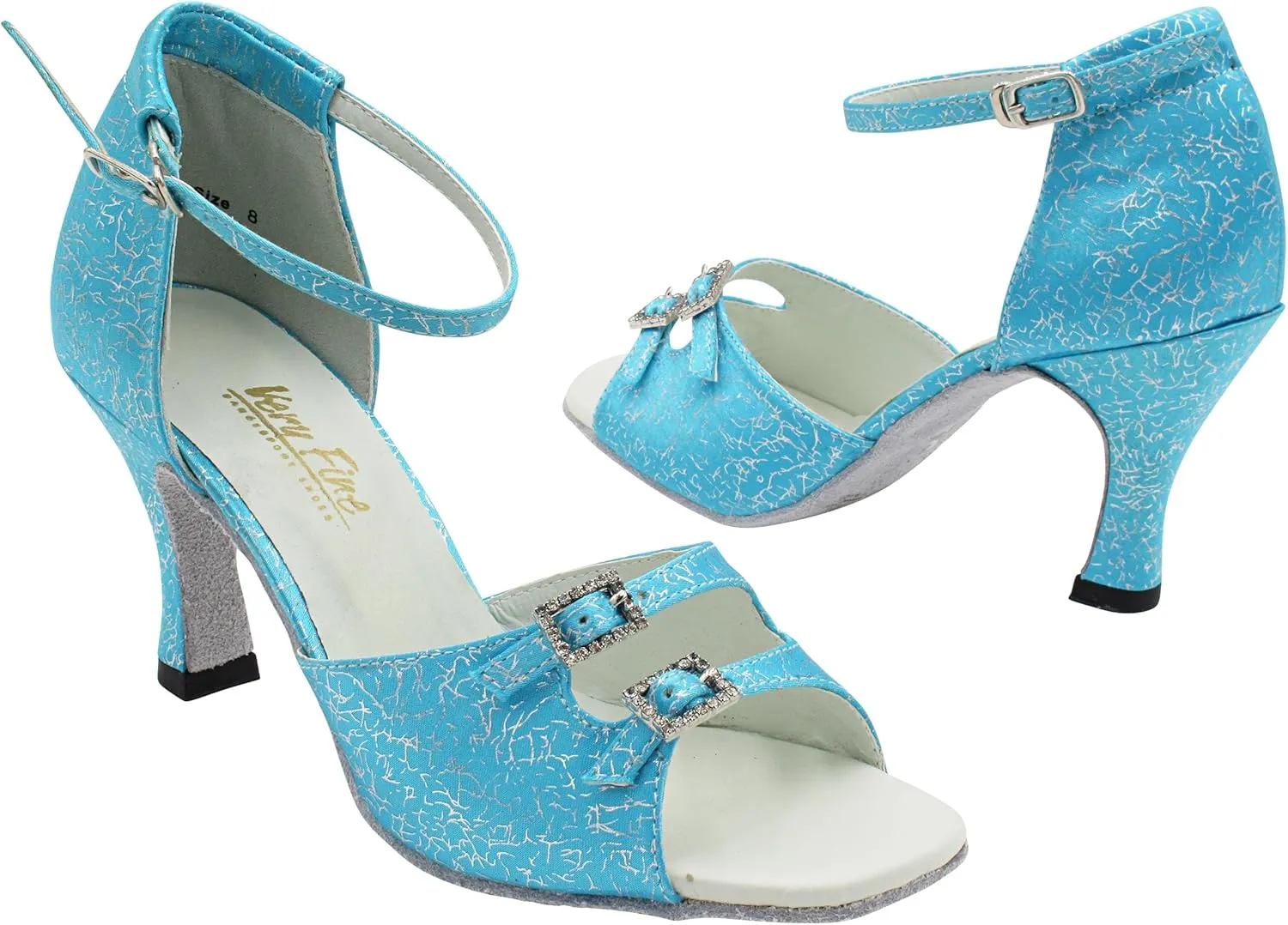 Very Fine Women's Dance Shoe Clc1620 Ballroom Latin Salsa Tango Gala 3-inch Heel