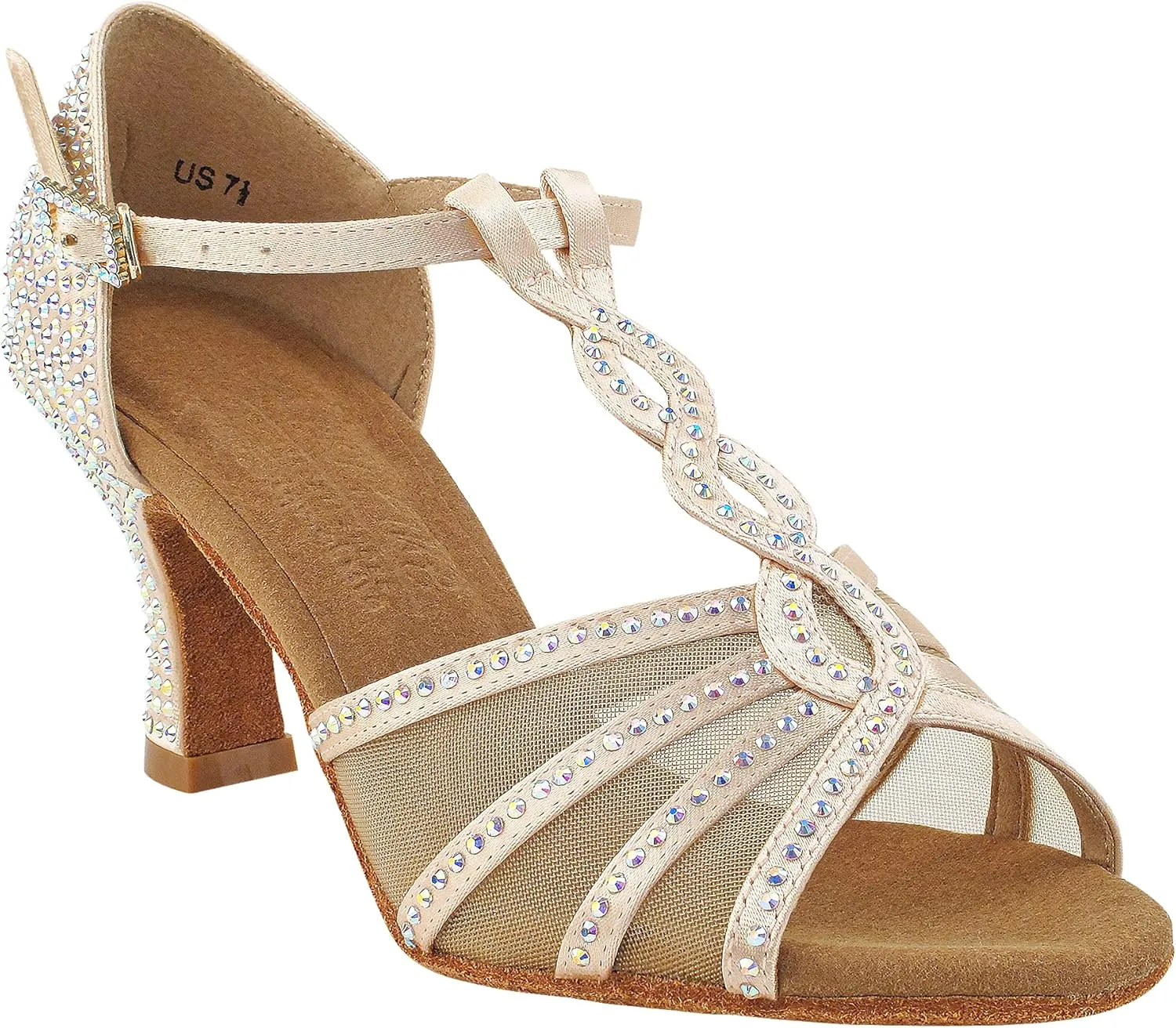 Very Fine Women's Delphine Ballroom Gala Latin Salsa Tango Waltz Dance Shoe