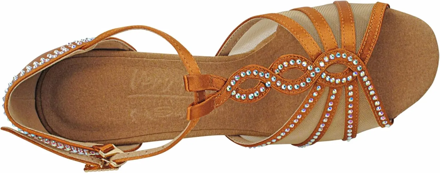 Very Fine Women's Delphine Ballroom Gala Latin Salsa Tango Waltz Dance Shoe