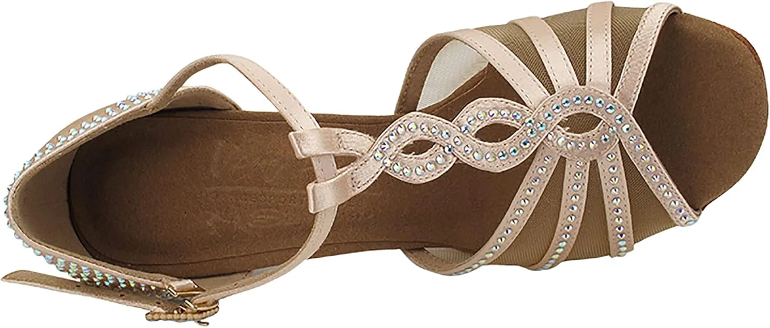 Very Fine Women's Delphine Ballroom Gala Latin Salsa Tango Waltz Dance Shoe