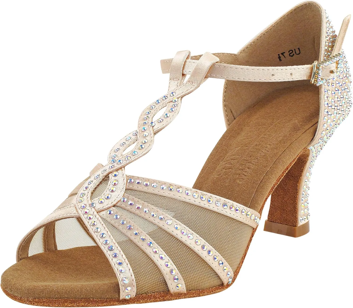 Very Fine Women's Delphine Ballroom Gala Latin Salsa Tango Waltz Dance Shoe