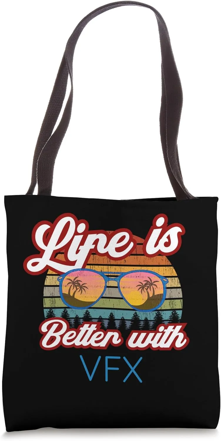 VFX Supervisor / 'Life Is Better With VFX!' Funny Saying Tote Bag