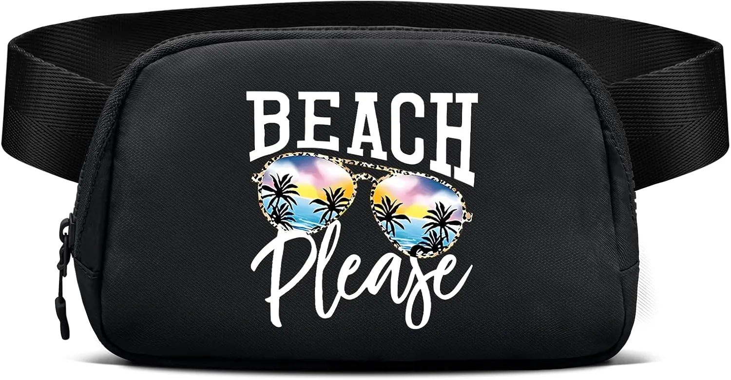 viewm Belt Bag for Women, Waterproof Fanny Packs for Women Men Fanny Pack Crossbody Bags for Women with Adjustable Strap for Travel Fitness Running Hiking
