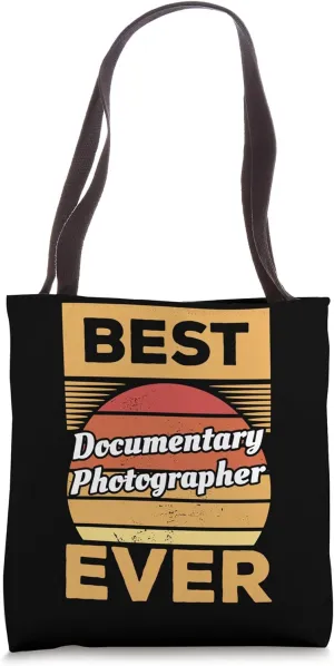 Vintage Best Documentary Photographer Ever Photography Tote Bag