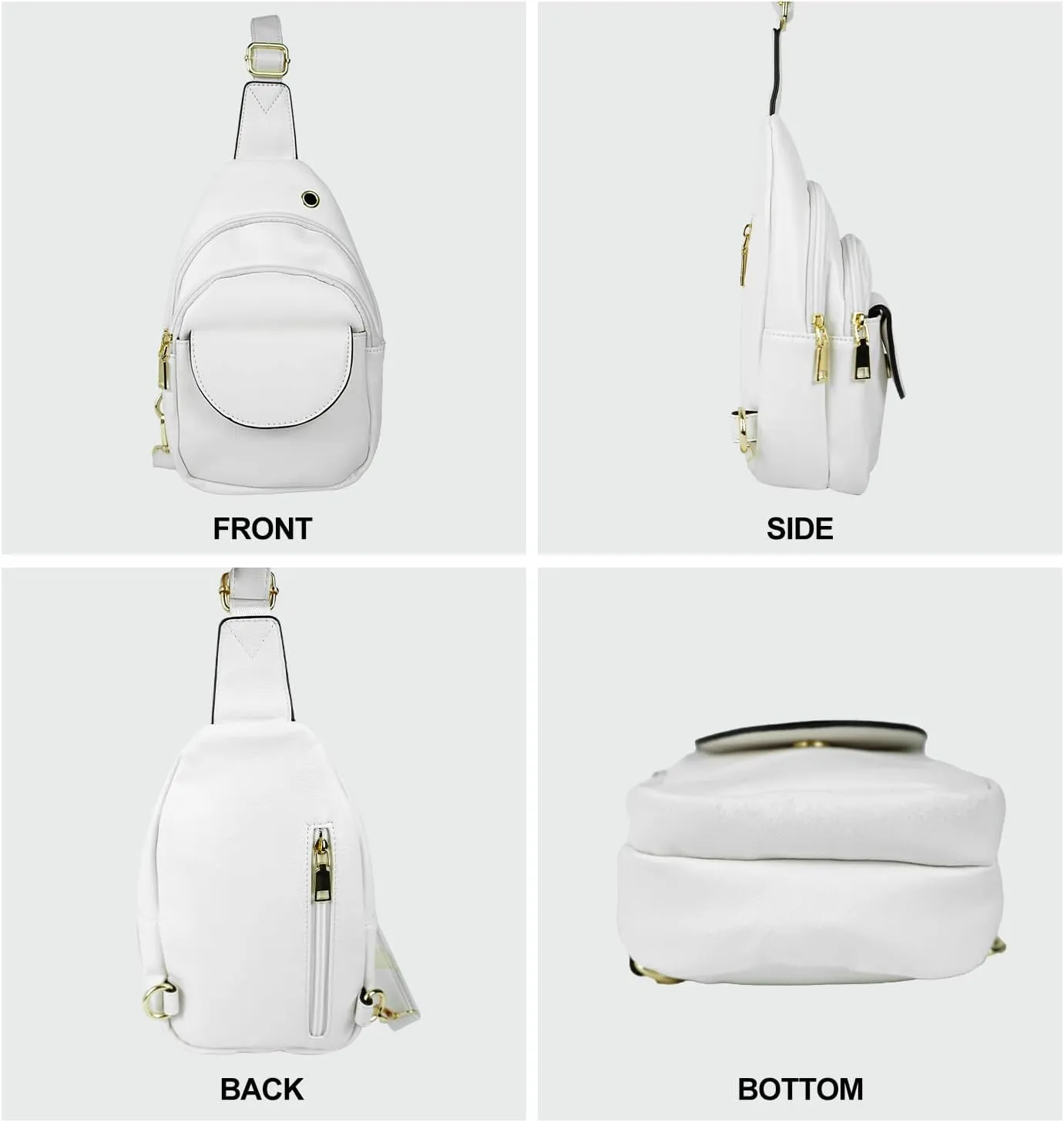 Waist Pack, Fanny Packs, Crossbody Bag, Travel Sling Bag, Leather Sling Bag