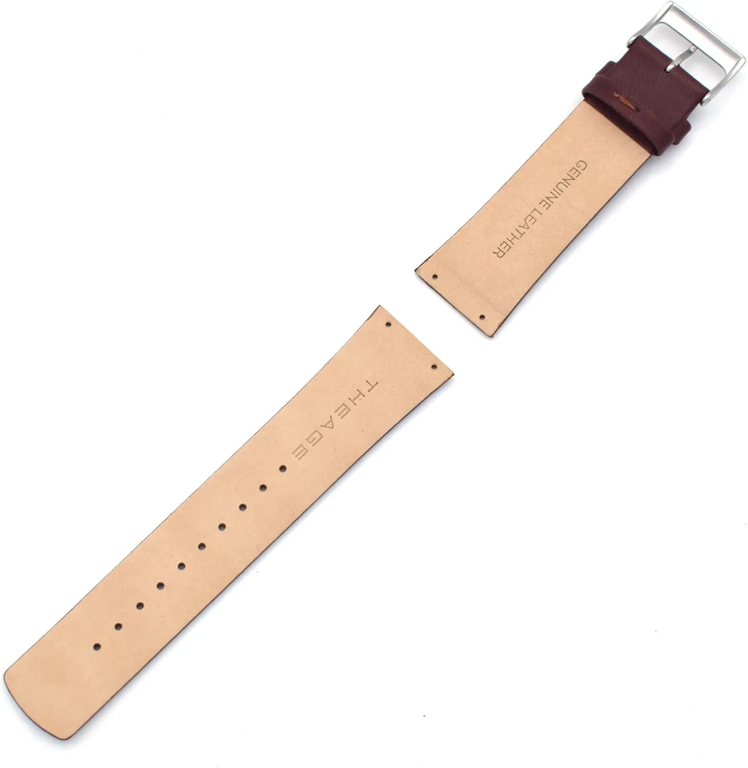 Watch Technicians Genuine Leather Skagen Band/Strap with Screws Fits Selected Models Listed Below
