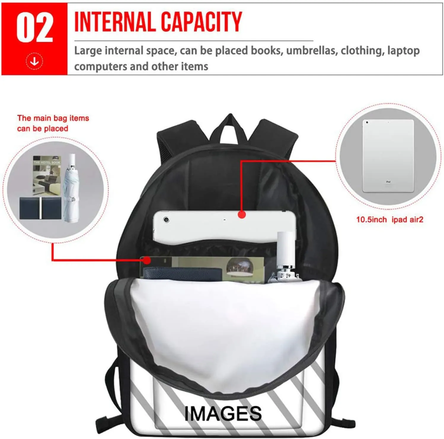 WELLFLYHOM Custom Backpack Wolf School Bag with Your Name/Text 3 In 1 Middle High School Bookbag with Lunch Box Pencil Case Personalized Schoolbag Back Packs for Elementary School Kids Boy Daycare