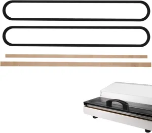 Weston Vacuum Sealer Maintenance Kit Replacement Parts, Fix Leaks & Extend Lifespan, 2 Oval Seals   2 Tapes for Weston Pro-2100, 2200, 2300 (Compatible with 08-0501-W)