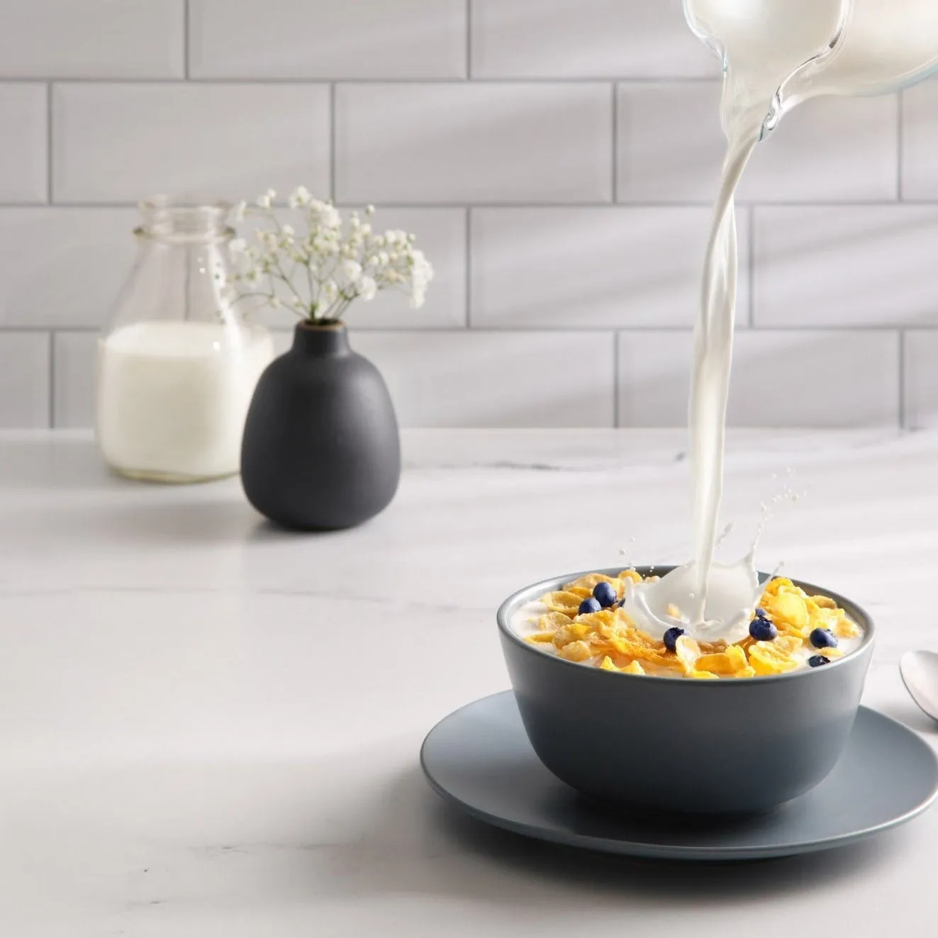 White Subway Tile/Ebony Subway Tile - XL