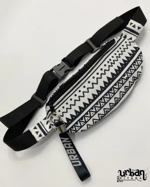 White Tribal Fanny Pack