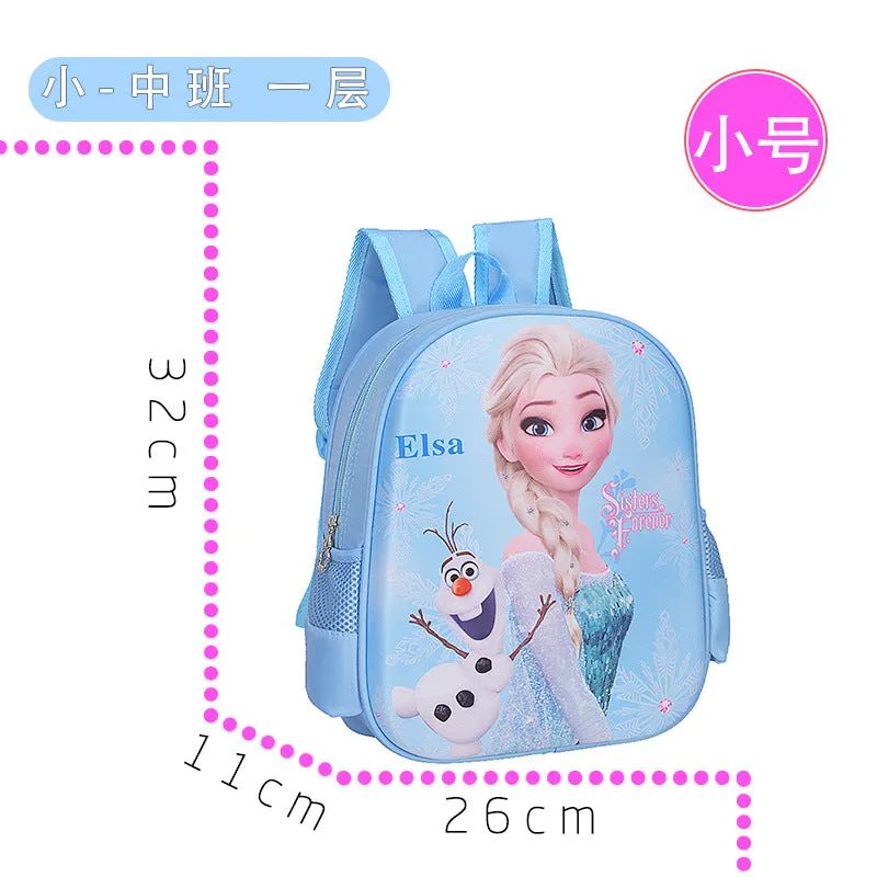 Wholesale primary school student cartoon character schoolbag JDC-BP-Hongjia002