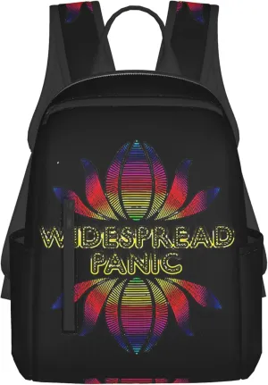 Widespread Music Panic Stylish Backpack Multi-functional and Lightweight Bag Travel Outdoor Activities Adjustable Shoulder Straps Daypacks