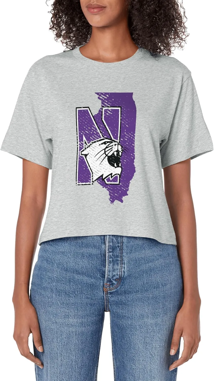 Wildcats State Shape Women's Crop Top