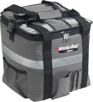 Winco BGCB-1212 Insulated Food Delivery Bag, Small, Gray