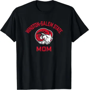 Winston-Salem State University WSSU Rams Arched Mom T-Shirt