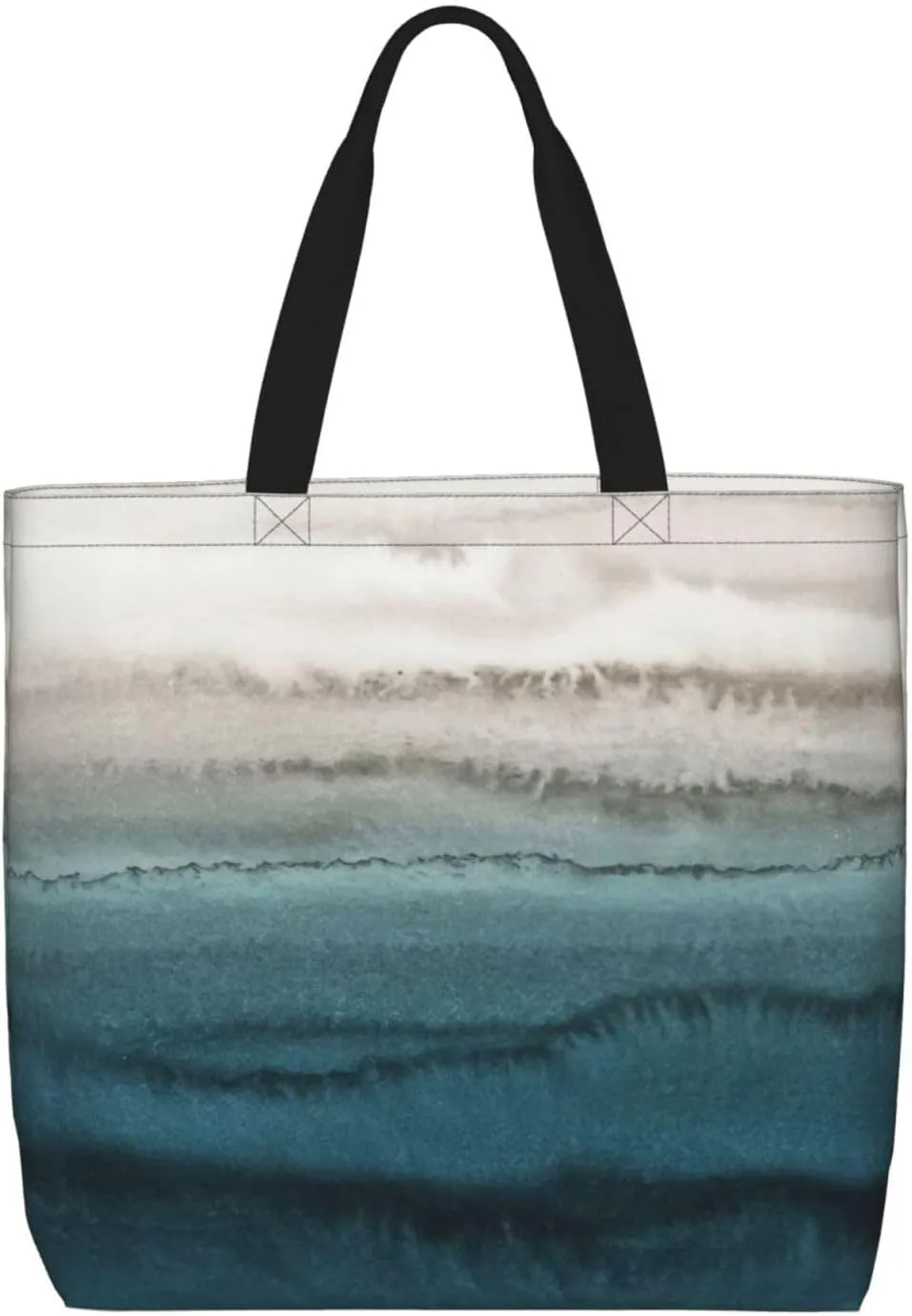 WITHIN THE TIDES Print Tote Bag,Multi-functional Reusable,Lightweight Crossbody,Work,Travel,Everyday Use
